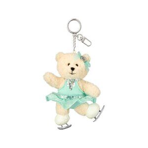New Starbucks Korea 2025 Figure Skate Bearista Keychain